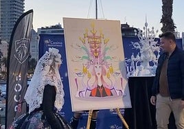 La hoguera Port d'Alacant presenta su boceto y maqueta.