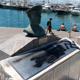 Imagen principal - Vandalizan en Alicante el busto del capitán del Stanbrook por tercera vez