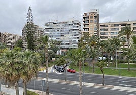 Primeras lluvias durante la tarde de este lunes en Alicante.