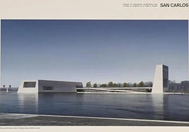 Diseño del proyecto del futuro Centro de Congresos de Alicante, 'San Carlos'.