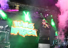 King África en el Fogueres Fest.