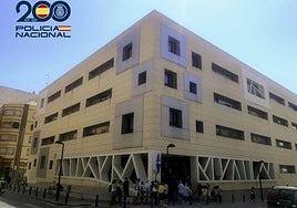 Comisaría Provincial de la Policía Nacional en Alicante.