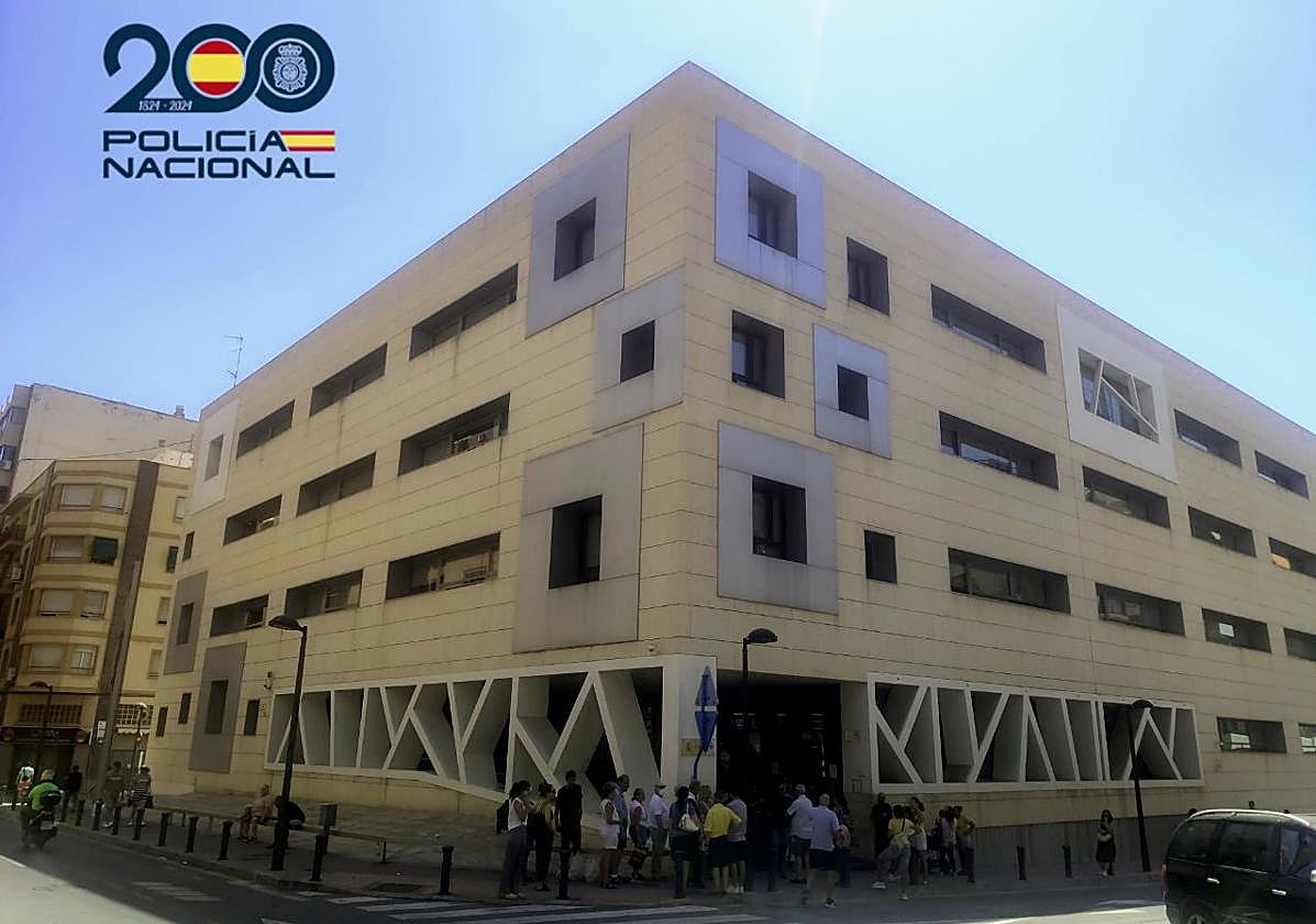 Comisaría Provincial de la Policía Nacional en Alicante.