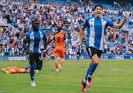 Partido del Hércules Club de Fútbol.