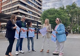Presentación de la campaña en la plaza de la Montañeta.