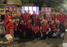 Barraquers de Festa i vi durante la presentación de bocetos.