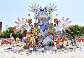 'Contrastes' de Paco Giner, foguera de Polígono de San Blas 2023.