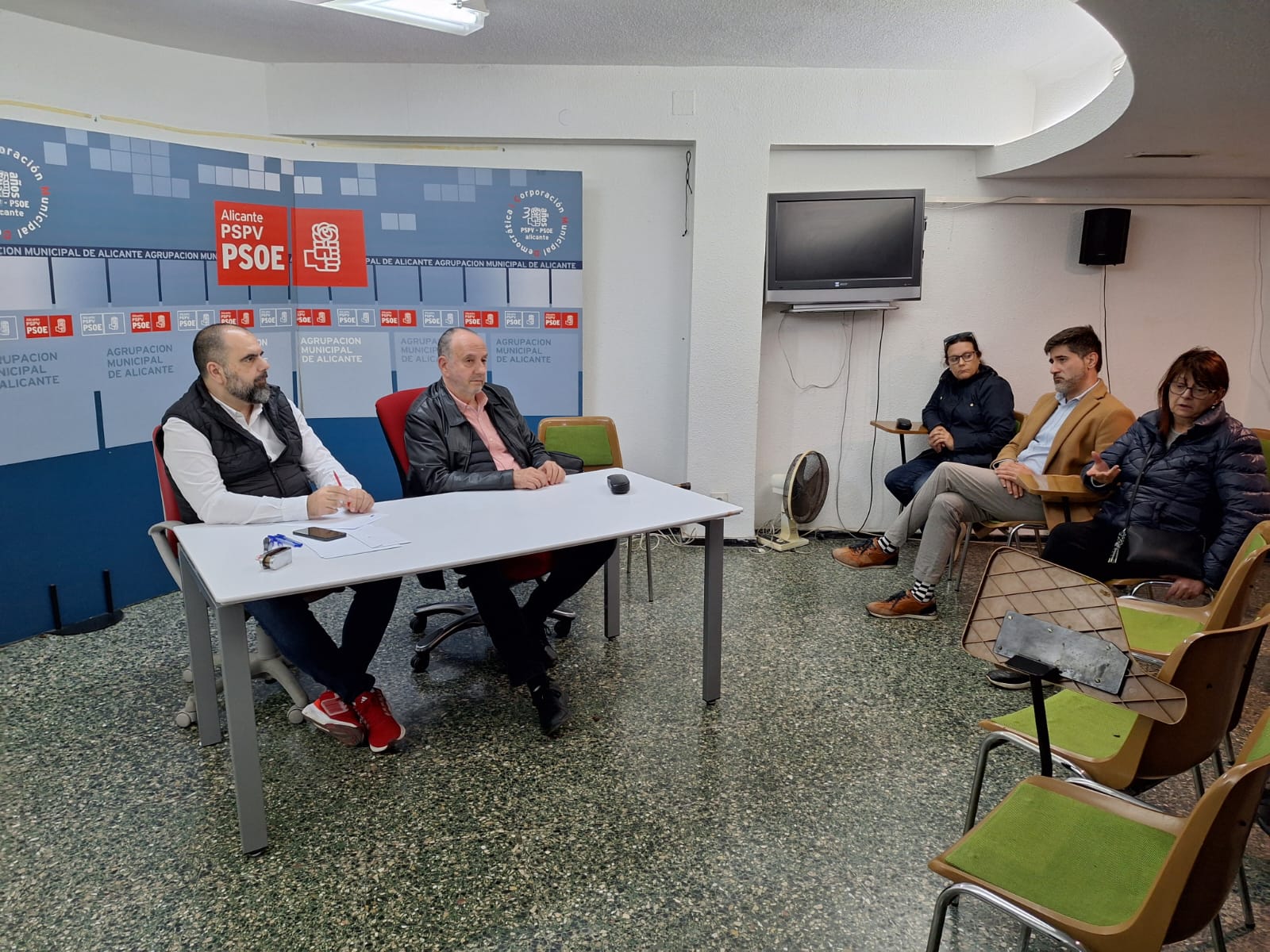 La ejecutiva socialista.