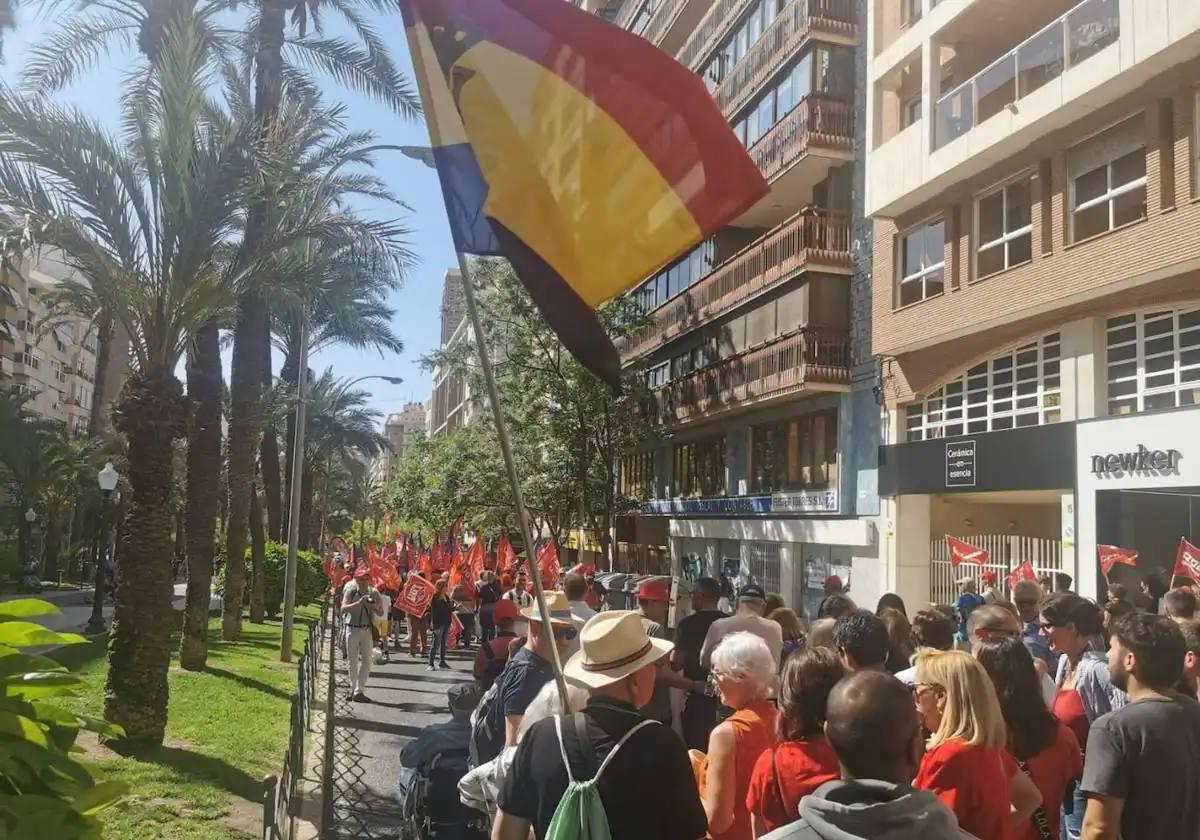 Manifestación del primero de mayo anterior.