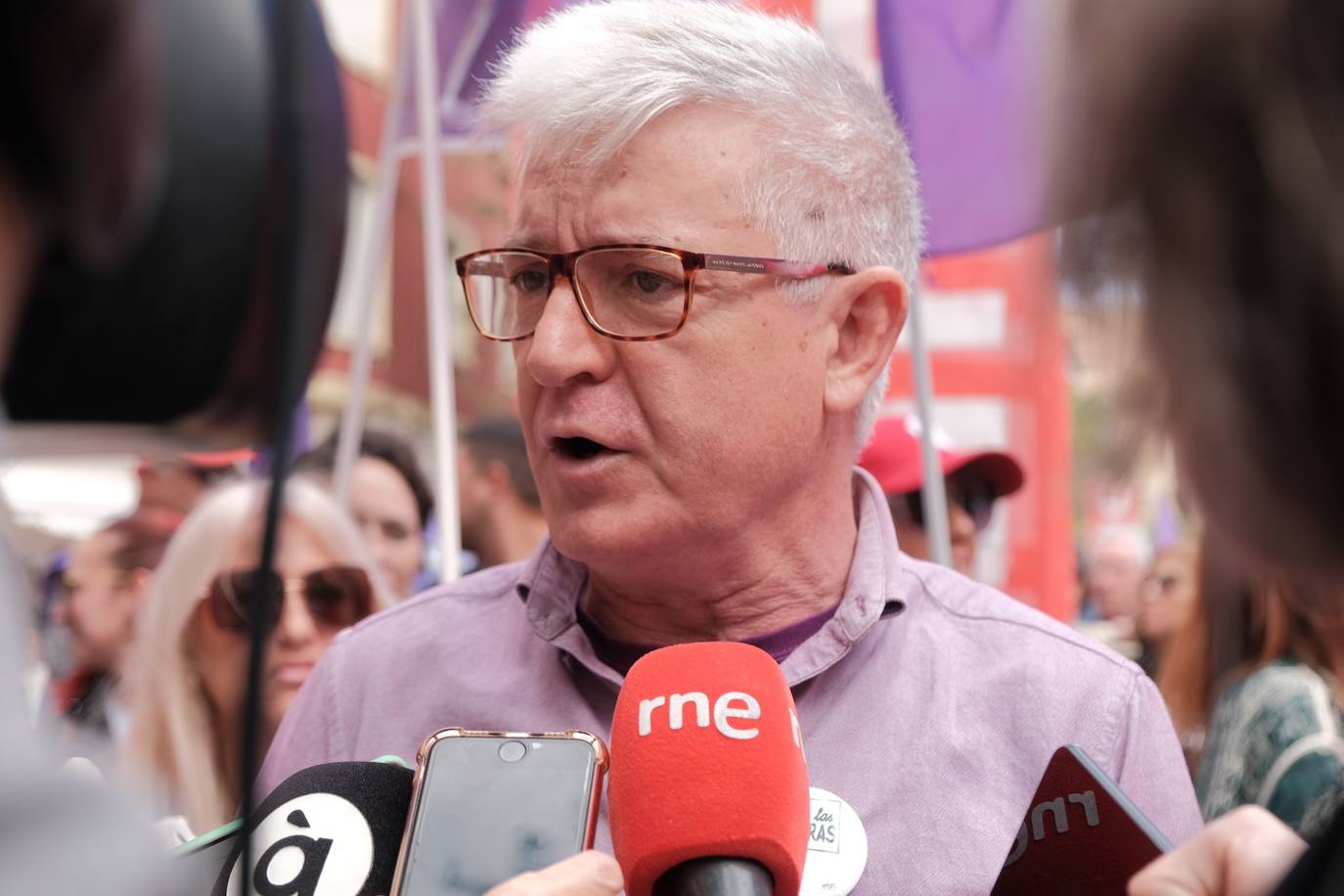 Los trabajadores toman el centro de Alicante