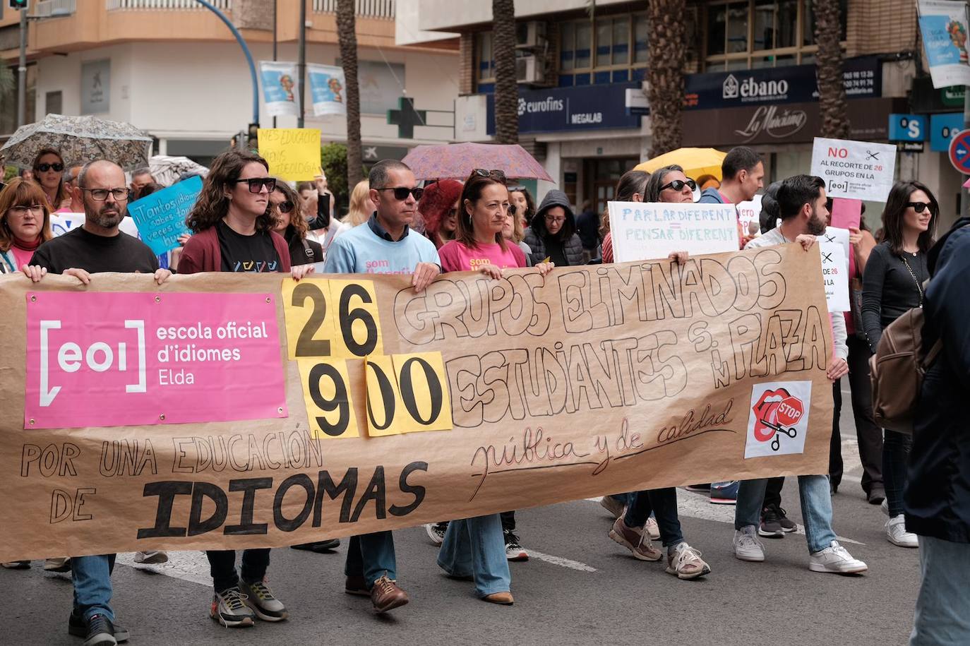 Los trabajadores toman el centro de Alicante
