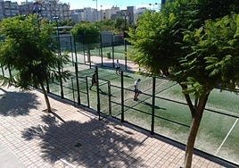 Pistas de pádel municipales de San Vicente.