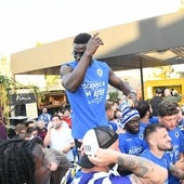 Imágenes de la exclusiva fiesta de los jugadores del Hércules en un local de ocio