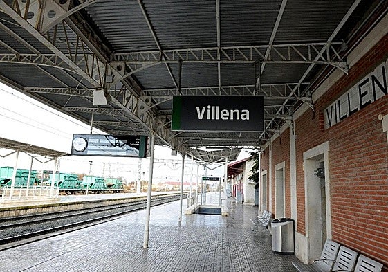 Estación de ferrocarril de Villena.