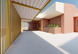 Proyección de las nuevas instalaciones del CEIP La Florida.