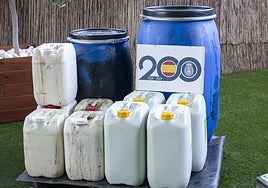 Droga incautada por la Policía Nacional en una imagen de archivo.