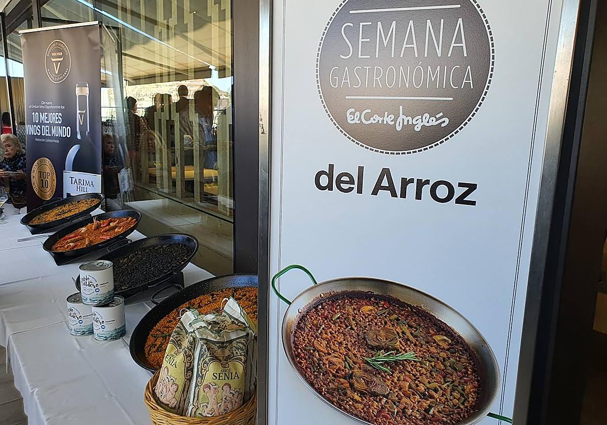 Jornadas Gastronómicas del Arroz organizadas por el Corte Inglés.