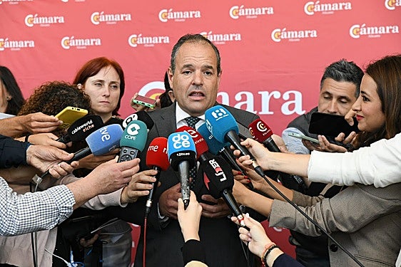 Carlos Baño en declaraciones a medios.