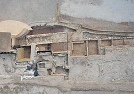 Vista de la excavación realizada en La Alcudia en la campaña 2024.