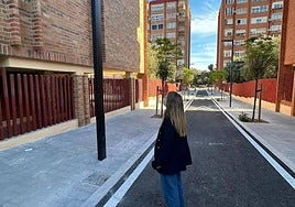 Reurbanización de la calle Victoria Kent en el barrio de San Gabriel.
