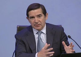 Rueda de prensa telemática de Carlos Torres Vila, presidente de BBVA