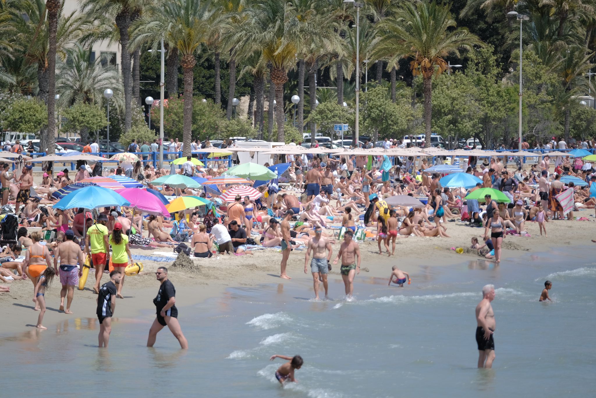 Playa del Postiguet el pasado fin de semana.