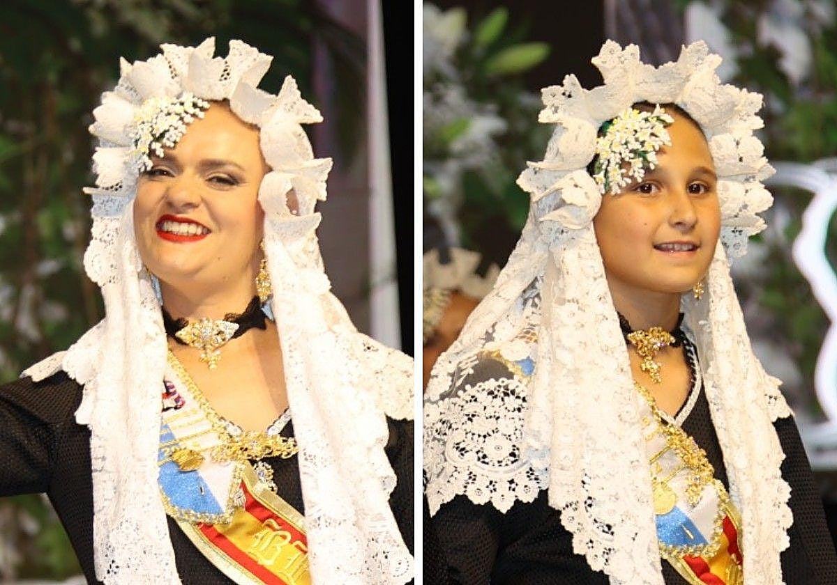 Carolina Climent y Mari Carmen Salcedo, belleas del foc de Sant Joan 2024.