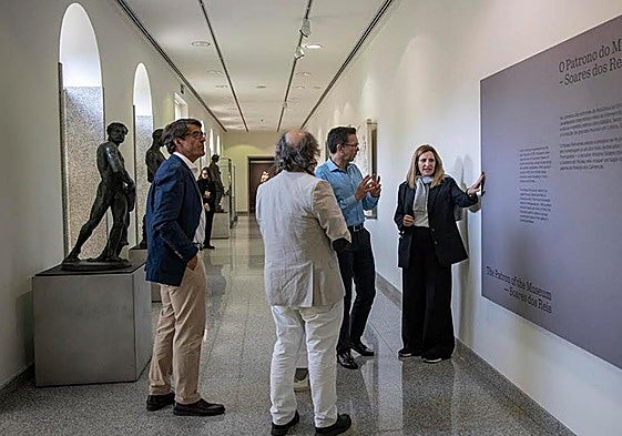 Visita del Mubag al Museo Nacional Soares dos Reis de Oporto.