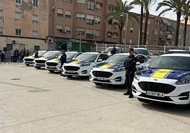 Coches de la Policía Local de Elche.