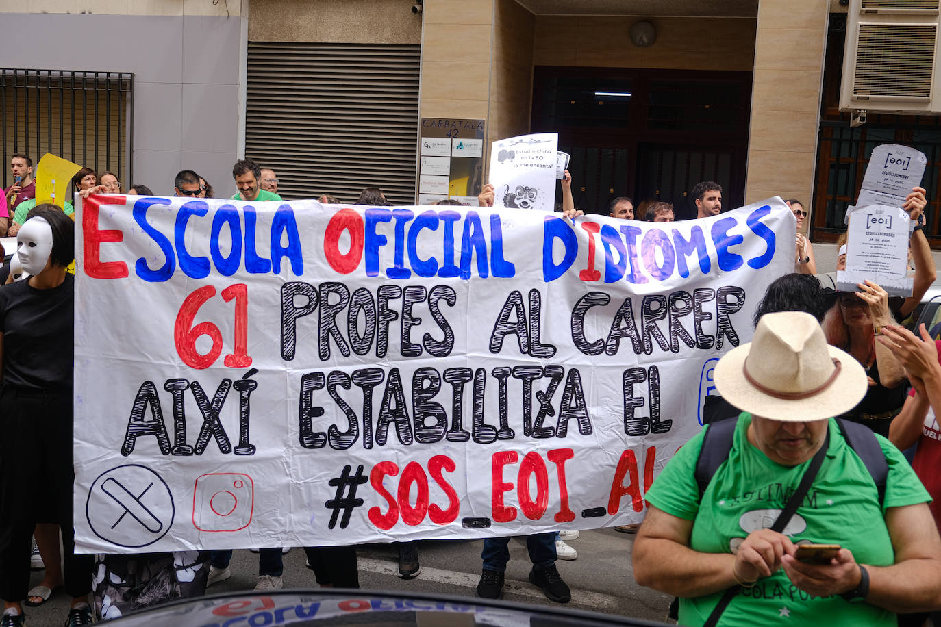 La marea verde toma Alicante en defensa de la educación pública