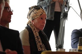 La princesa Kalina de Bulgaria, en el desayuno del Club Cámara en el Petímetre.