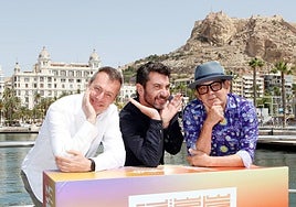 Equipo de 'Mala persona' en Alicante.