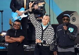 Miembros de Black Eyed Peas.