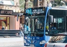 Autobús interurbano de Alicante.