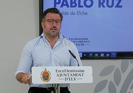 El alcalde, Pablo Ruz, en una imagen de archivo.