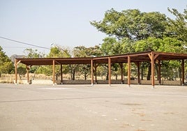 La pérgola para actividades festivas de La Alcoraya, origen de la investigación.
