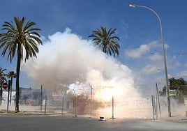 Mascletà del ciclo 'Pòlvora tot l'any'.