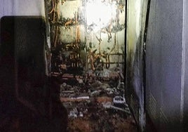 Incendio del cuadro.