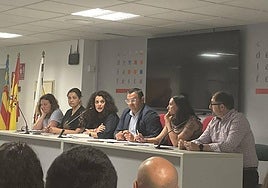 Asamblea de la Federació de Fogueres el pasado lunes 27 de mayo.