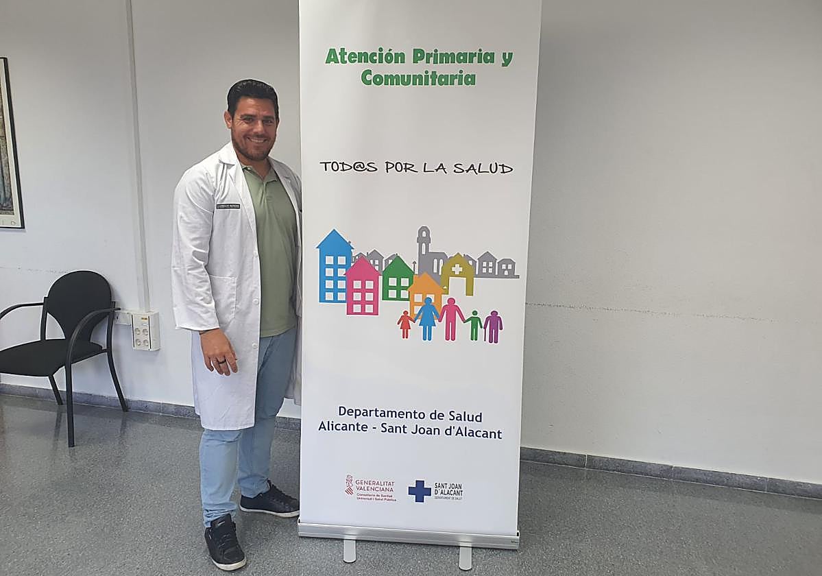 Diego Díez, jefe de zona básica de salud de Cabo Huertas.