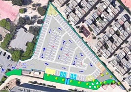 Ampliación del parquin de la Facultad de Educación de la Universidad de Alicante.