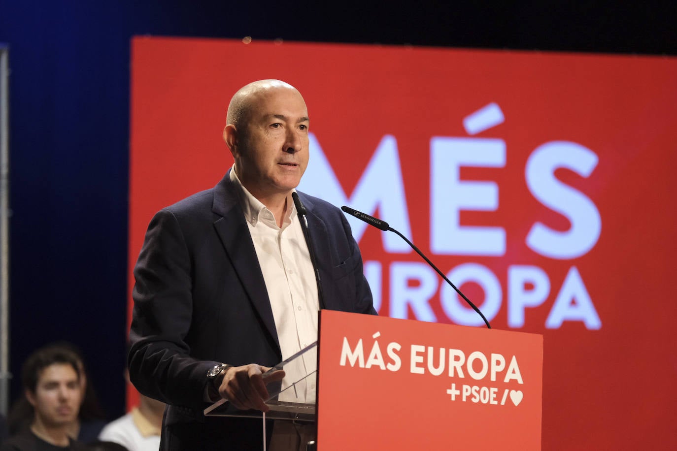 Soler en el acto del PSOE en Alicante.