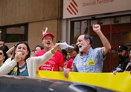 Concentración en Alicante con motivo de la huelga educativa del pasado 23 de mayo.