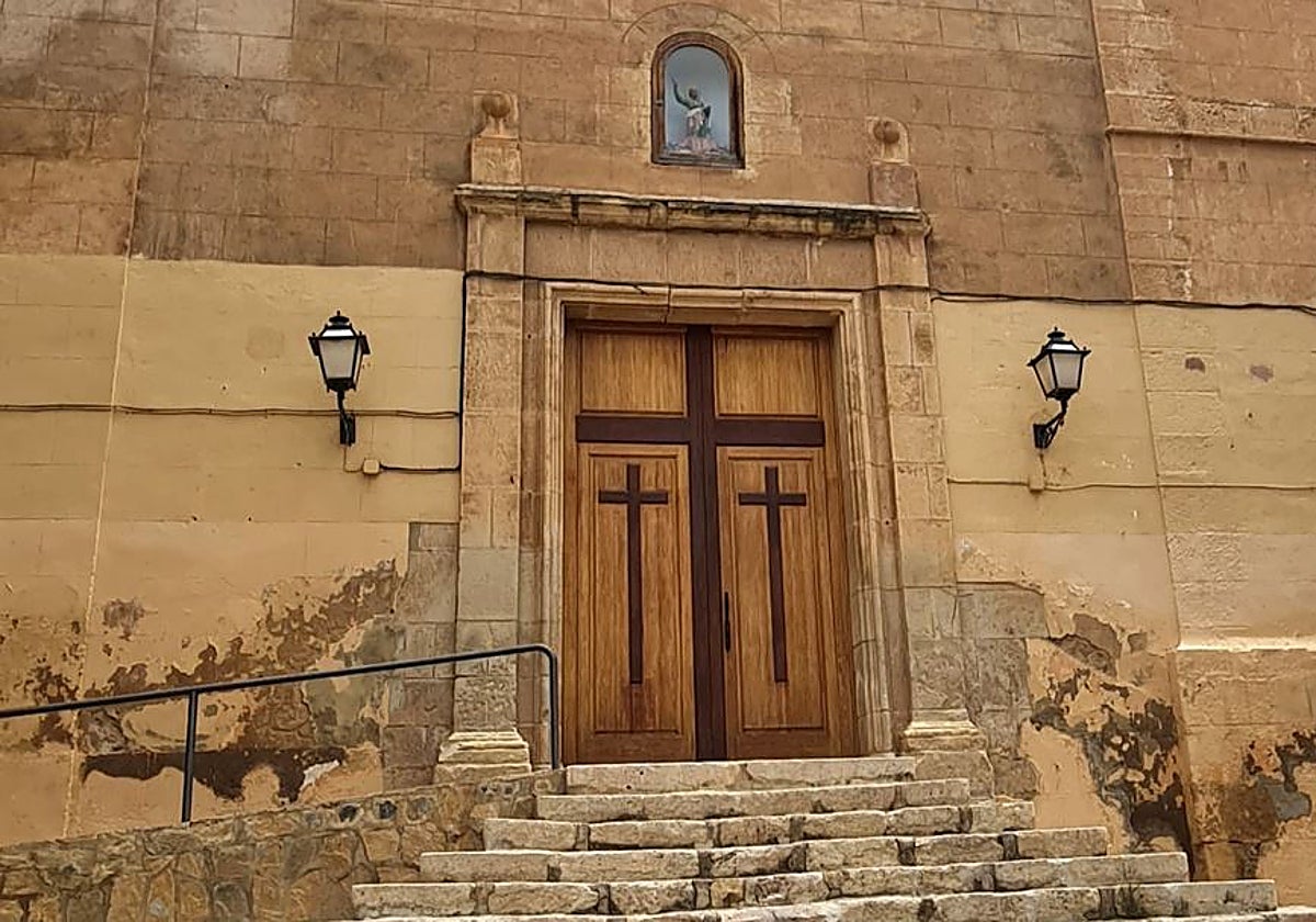 El templo lleva dos años cerrado
