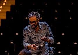 Josep Vicent durante una de sus actuaciones