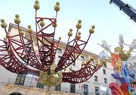 La plantà de infarto del remate de la hoguera oficial en un minuto