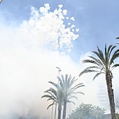 Luceros abre boca con la primera mascletà de las Hogueras de Alicante