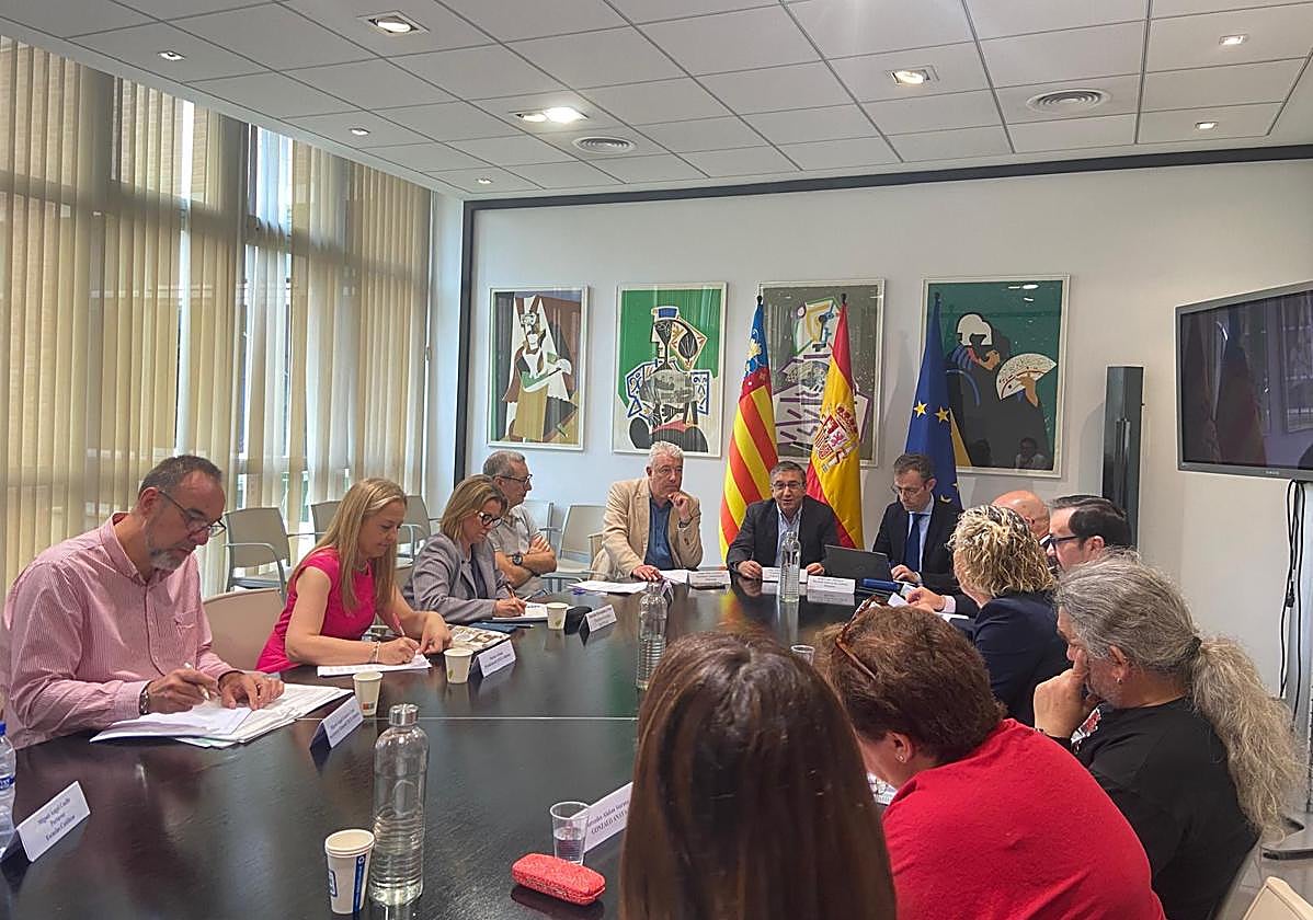 Mesa de Participación de la Educación 0-3 celebrada este martes.