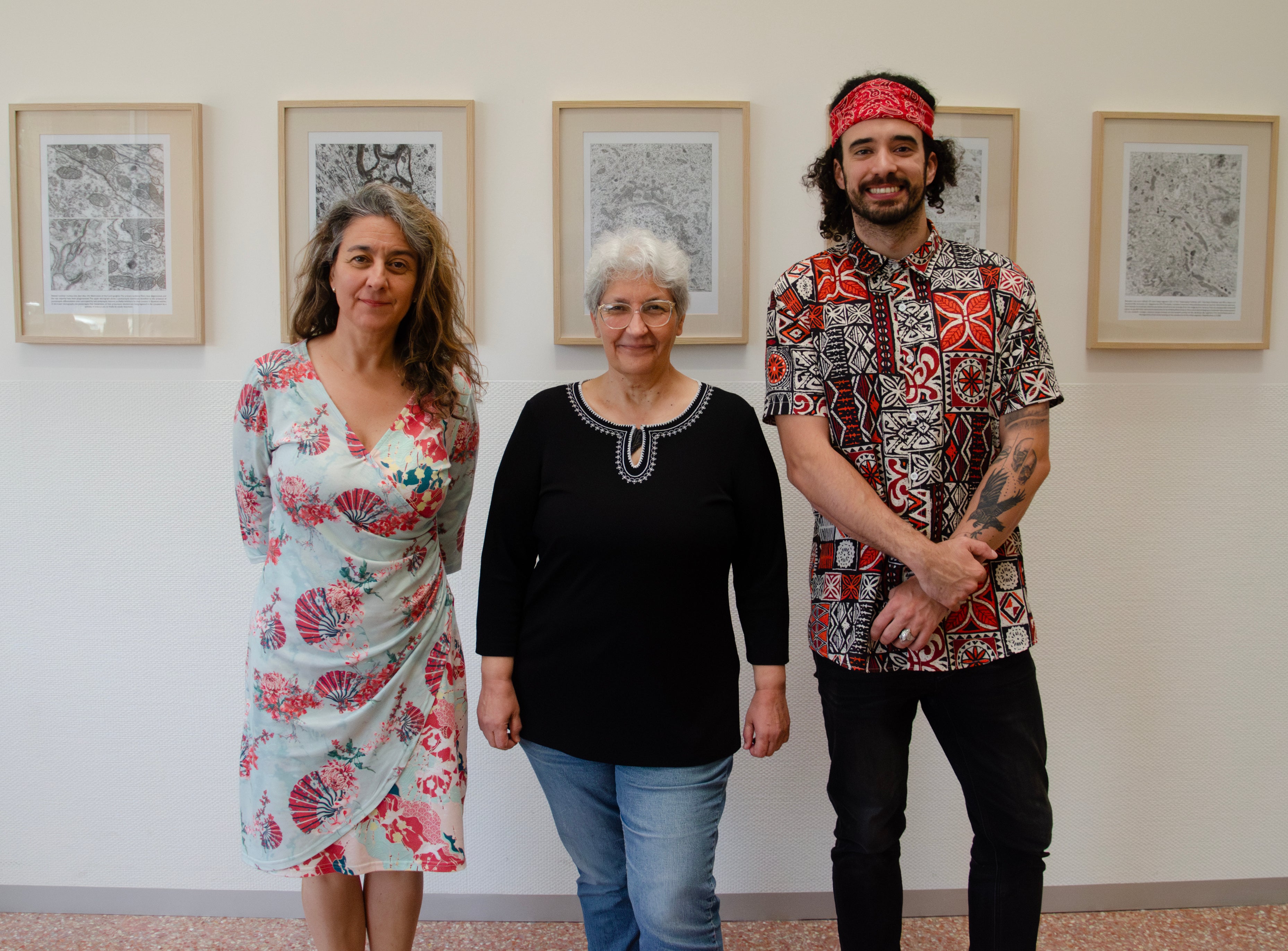 Mª Carmen Acosta, Juana Gallar y Enrique Velasco, investigadores del IN-UMH-CSIC.