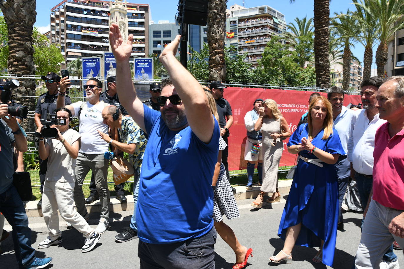 La espectácular mascletà del 23 de junio, foto a foto